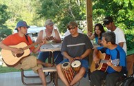 Campers providing Live Entertainment