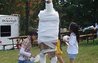 Mummy Wrap Relay Game