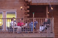 Our Deck Overlooking the Campground