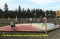 Kids love the jumping pillow