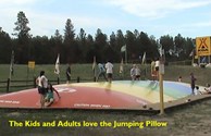 Kids love the jumping pillow