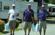 LSU/Oregon Fans at Dallas Arlington KOA 9/2011