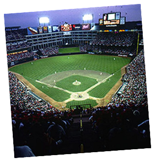 Action inside Texas Rangers'Ballpark
