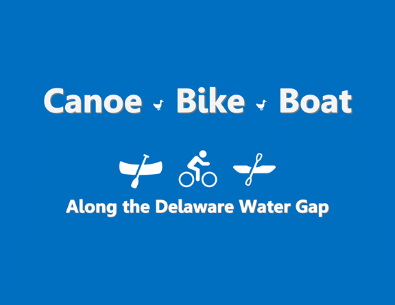 Canoeing, boating, and biking along the Delaware River