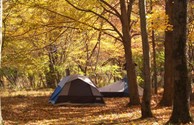 Enjoy warm autumn camping and colors!
