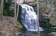 Bushkill Falls known as the "Niagara of PA"