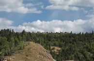 View of sites #1 through #10 from Parkway
