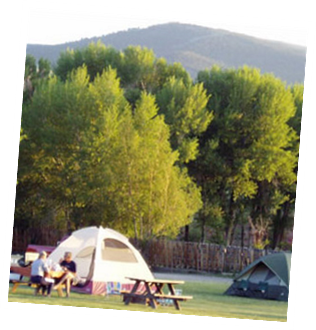 Tenting Below Windy Mountain