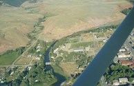 Flying over the campground