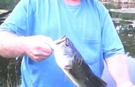 Our Pond offers our kampers some great fishing!