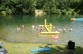 Aqua Volleyball Game in our Beautiful Lake