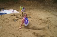 The Beautiful Sand Mermaid!