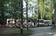 RV sites in the shade or open