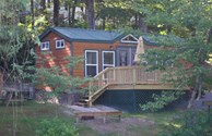 One of our  Deluxe Cabins