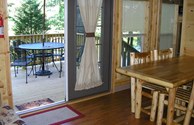 Interior of one of our deluxe cabins