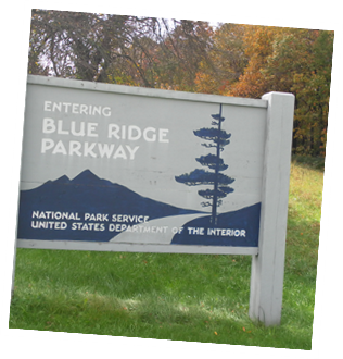Blue Ridge Parkway entrance less than 100 yards!