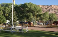 Playground and Camping Cabins