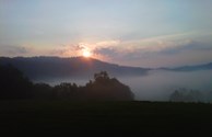 Sunrise over Flatwoods, WV