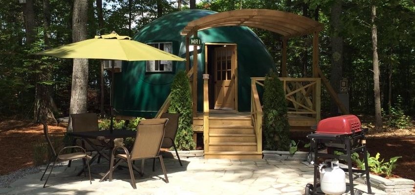 Dome Lodge with shower