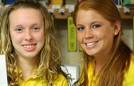 Some of the smiling faces in the office