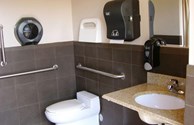 Extra Large Restrooms!