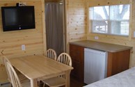 TV, Refrigerator & Microwave in Studio