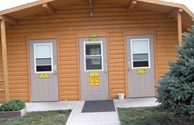 ADA shower and restroom