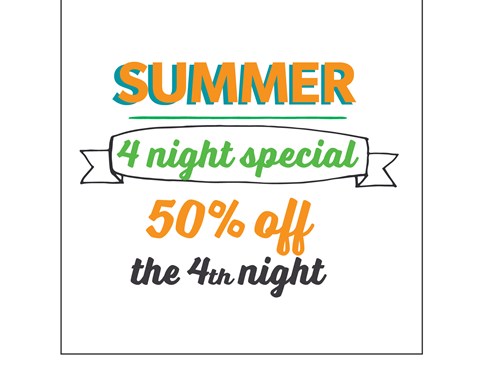 SUMMER: buy 3 nights get a 4th 1/2 off Photo
