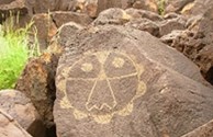 Have you seen the pictographs on the rocks, a trail near our KOA?