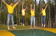 Just jumping around!