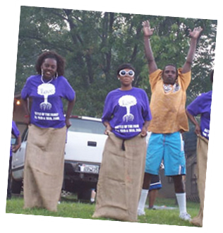 Sack Races - a Family Favorite