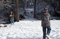 snowball fight!
