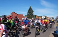 Start of the Fat Tire Race