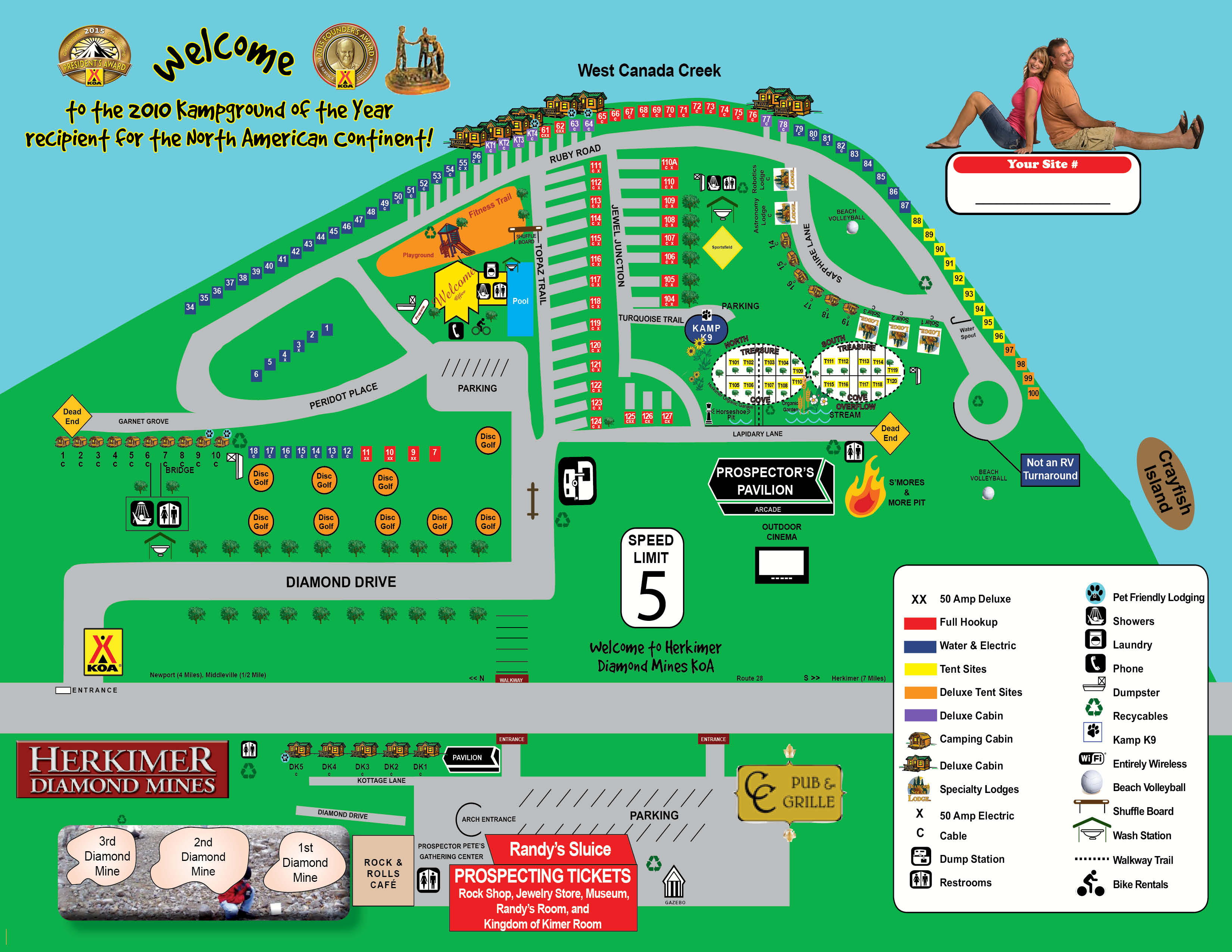 Herkimer New York Area Attractions and Activities Herkimer Diamond KOA