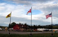 Campground and Flags