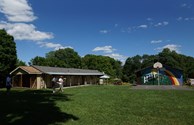 Basketball and Main Building