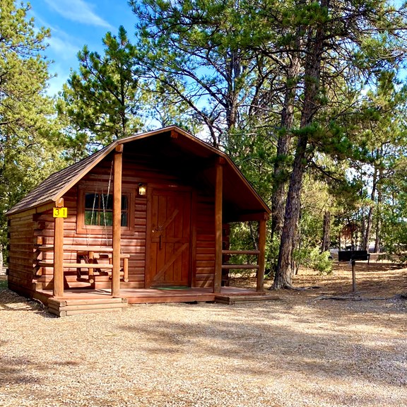 One Room Camp Cabin Sleeps 4
