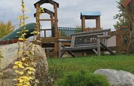 One of the 2 playgrounds