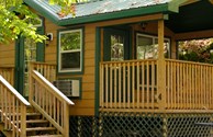 Our new Deluxe Cabin that sleeps 4