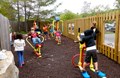 The new outdoor fitness center