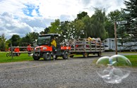 Bubble wagon ride