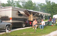 Full Hoopkup Pull-thru, 50/30amp, cable & WI-FI, easy in/out