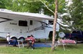 Enjoying a Campsite Cookout