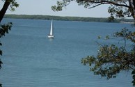 Sailing on KY Lake near KY Dam