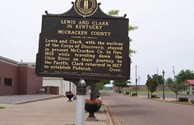 Lewis & Clark Plaque at AQS Museum