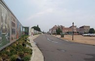 Murals on Paducah Flood Wall