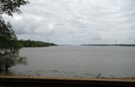 view from one of the bungalows