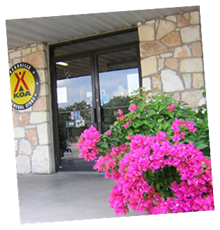 Entrance with Bougainvillea