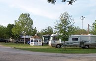Pull thru & back-in near Gazebo
