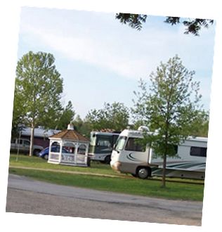Pull thru & back-in near Gazebo